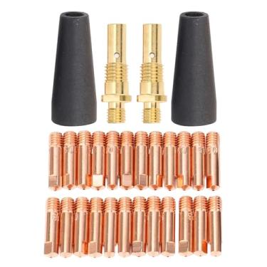 Imagem de Bocal Sem Gás MIG Kit de Soldagem Difusores de Gás Dicas de Eletrodo MIG Acessórios para Soldagem para Solda Pak 100HD 125HD 140HD 180HD