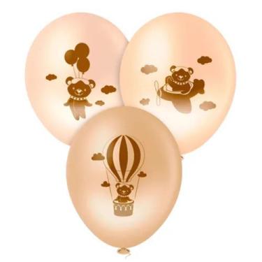 Imagem de Balão Urso Aviador N9 Sortido 25un Festa Aniversario Arranjo - Crgfest
