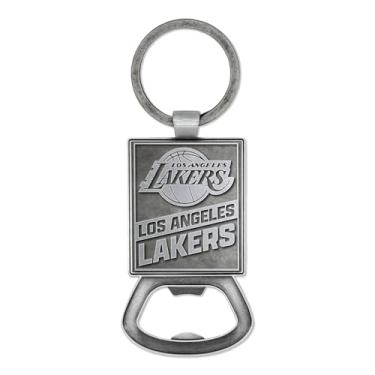 Imagem de Rico Industries NBA Basketball Los Angeles Lakers Chaveiro abridor de garrafas estilo estanho
