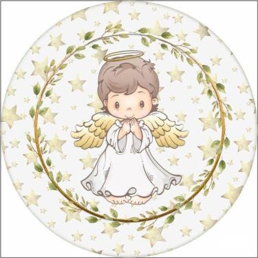 Imagem de Painel Redondo 3D Sublimado Batizado Frd-1917