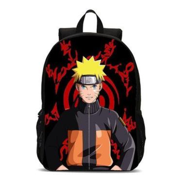 Imagem de Mochila Escolar Juvenil Estilo Desenho Oriental Masculino e Feminino E