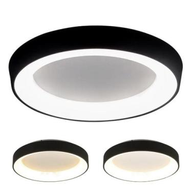 Imagem de Luminaria Plafon 3 em 1 LED Casa Sala Quarto Recepçao Residencial Come