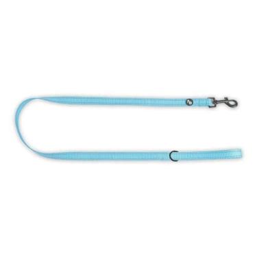 Imagem de Guia para cachorro reflexiva 120cm azul Mimo PP045