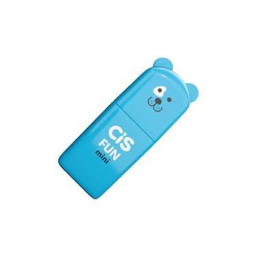 Imagem de Marca Texto CIS Fun Mini - Neon, Azul, Caixa com 6 unidades