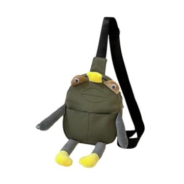 Imagem de Vaveren Bolsa transversal Sapo, portátil, fashion, casual, para deslocamento, macia, versátil, bolsa de ombro, Luz Verde