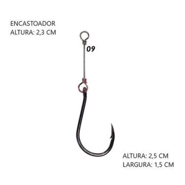 Imagem de Anzol chinu encastoado com 10 unidades - Maruri, 1 unidade