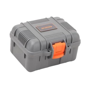 Imagem de ZGUZMCMK Capa Rígida para Câmera de Vídeo à Prova D'água 4,9x4,2x2,8 Polegadas para Uso Diário Cinza Multifuncional Leve Compacto Capa Protetora