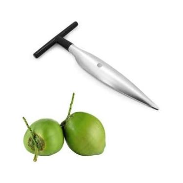 Imagem de Furador Abridor De Coco Aço Inox Cabo Emborrachado