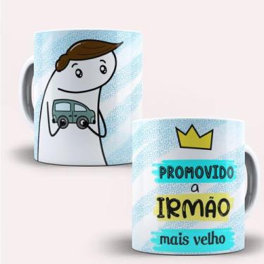 Imagem de Caneca anúncio de gravidez flork - promoviado a irmão Mais vleho - St 