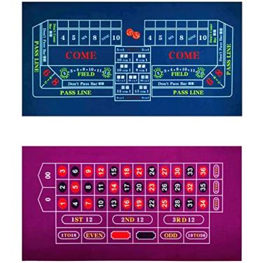 Imagem de BALIKEN Mesa De Roleta 36 X 72" E Tapete Feltro Profissional Para Jogos Dados