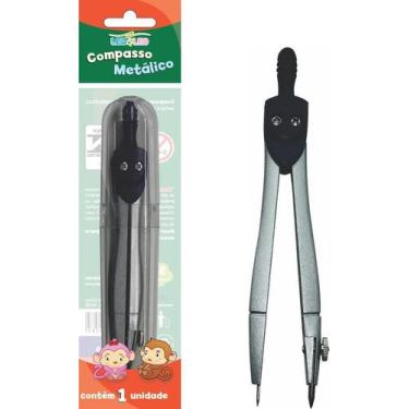 Imagem de Compasso Escolar Metal - 100867 - Leonora