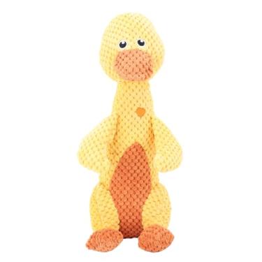 Imagem de Brinquedos de Mastigar Cachorro de Cachorro, Fofo, um Animal de Pelúcia de Pelúcia de Pelúcia Macia e Macia, Brinquedo de Pano de Filho (Pato amarelo)