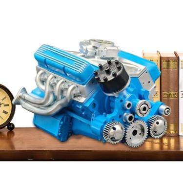 Imagem de Kit De Modelo De Motor V8 - Modelos De Experiência De Física Científica - Brinquedos Educativos Decorativos Para Adultos E Crianças, Decoração Para Escritório