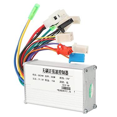 Imagem de Controlador de motor DC sem escova de alto desempenho 24V 350W Acessório de substituição de scooter elétrico para scooter de bicicleta elétrica liga de alumínio 9.2x5.5x3.2cm