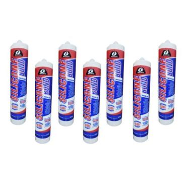 Imagem de Kit 7 Silicones Incolor Acético Garin 250g -alta Qualidade