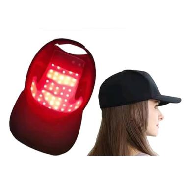 Imagem de Tratamento de crescimento Capilar a laser Boné de terapia para crescimento capilar, anti perda de cabelo a laser, dispositivo de terapia de luz para recrescimento capilar homens e mulheres