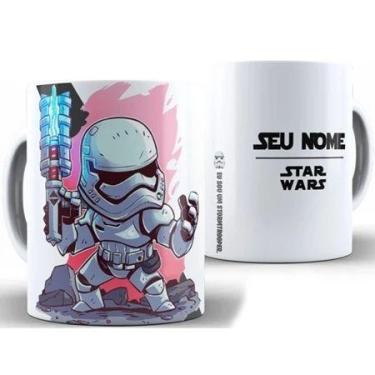 Imagem de Caneca Star Wars Personalizada C/ Nome - Xícara 325ML Porcelana Super 