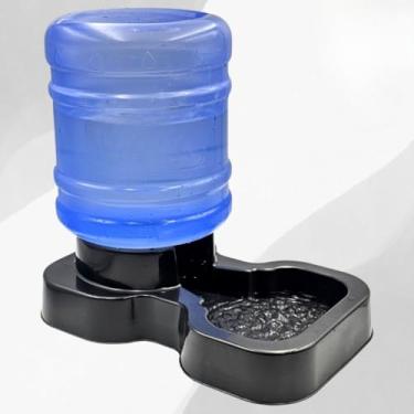 Imagem de Comedouro e Bebedouro para Cachorro Cães e Gatos Automático 10LTS E 8LTS (PRETO - BEBEDOURO MENPLAST)