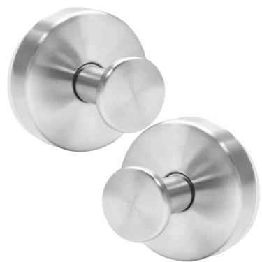Imagem de LifCratms 2 ganchos de ventosa para chuveiro, ganchos de toalha de aço inoxidável para banheiro, cozinha, porta de vidro, espelho, azulejo (prata)
