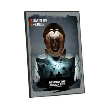 Imagem de Vintage Love Death Robots Temporada Desenhos Animados Animação Cartaze