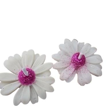 Imagem de Vela Perfumada,30/40 Uind Velas AromáTicas Lembrancinhas Margaridas(40 Unid Branco/Lilás,Bergamota)