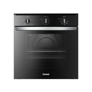 Imagem de Forno De Embutir Elétrico Consul Preto Com Timer Autodesligamento E Grill 84L COB84BE 110V