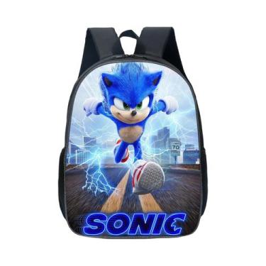 Imagem de Mochila Infantil De Anime Sonic, Bolsas Escolares Primárias E Secundár