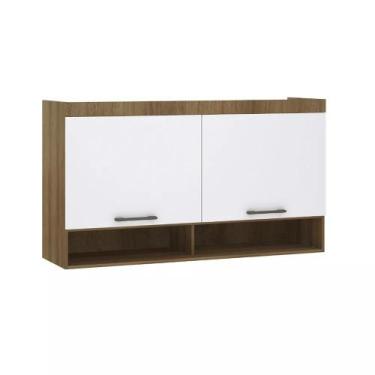 Imagem de Guarda-roupa Modulado 145cm Aéreo 2 Portas Basculantes Paris Luciane, 