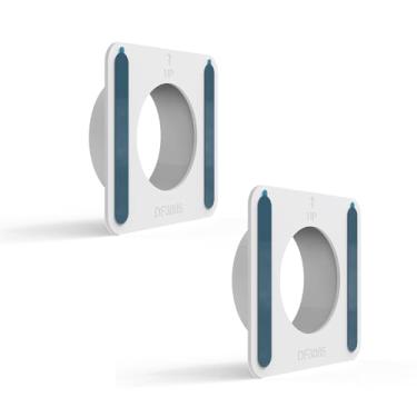 Imagem de TIUIHU Capa de silicone para Google Nest Cam Indoor(com fio)-2ª geração (branco, 2 unidades)