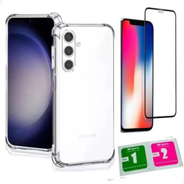 Imagem de [GL CASES] Kit Capinha Case Capa Silicone Transparente Anti Impacto + Película De Vidro 3D Para Samsung Galaxy A16