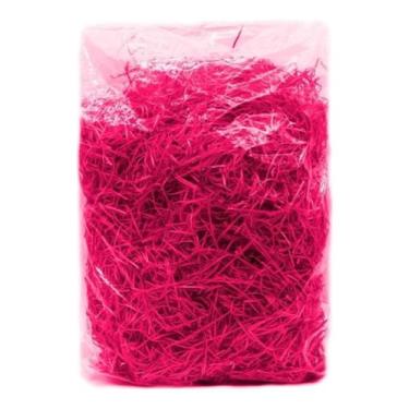 Imagem de Palha Madeira Rosa P/ Cestas Presentes 120g - Stop Flores