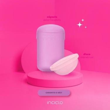 Imagem de Disco Menstrual Inciclo + Cápsula Esterilizadora Inciclo Lavanda