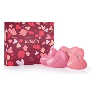 Imagem de Presente Natura Tododia Sabonetes Sortidos Corações 4 Barras