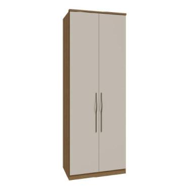Imagem de Guarda Roupa Modulado 02 Portas 234cm Setiba - Móveis Rimo, Jequitibá/
