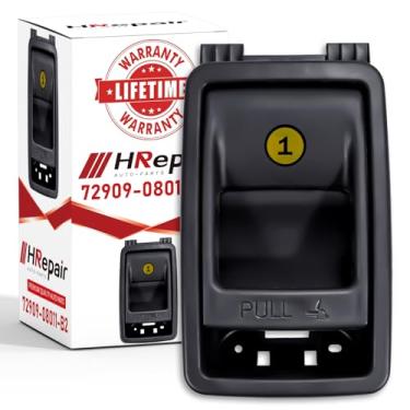 Imagem de HRepair Alça De Assento Da 3ª Fileira, Compatível Com Toyota Sienna 2011-2020, Maçaneta Traseira, Moldura Liberação Trava Dobrável, 72909-08011-B2 (Preto)