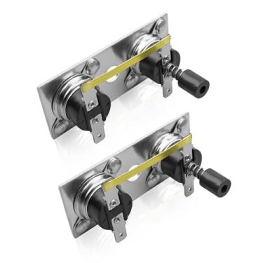 Imagem de QAGGUM 2 Peças Interruptor De Termostato Substituição 232306 Adequado Para Suburban Sw6De Sw6Del Sw6Dem Sw6Pe Sw6Per, Aquecedor Água Trailer 120V T-Stat/Limi,