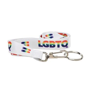 Imagem de Cordão de arrecadação de fundos para uma causa | LGBTQ Rainbow Pride LGBTQ - Atacado LGBTQ Pride Lanyards/Badge (5 cordões)