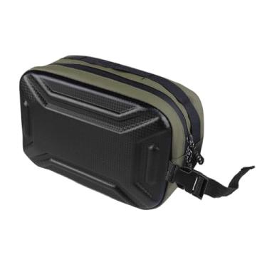 Imagem de UGPLM Bolsa para quadro dianteiro de bicicleta, acessórios para ciclismo, 3L, leve, grande capacidade, pacote de armazenamento portátil, bolsa para guidão, Verde