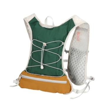Imagem de Dynwave Colete de hidratação Mochila Bolsa esportiva Respirável Mochila de corrida de água para corrida Maratonista Trilha Montanhismo Escalada, Verde Escuro