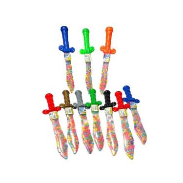 Imagem de Kit 5Un Espada Com Balinhas 30Gr Candy Toy Pirata Ou Samurai