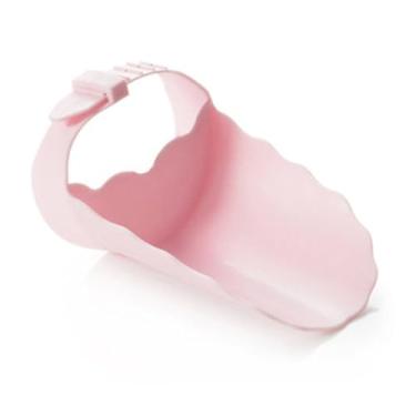 Imagem de EVGATSAUTO Kids Faucet Extender Extensão Faucet Crianças PP Kids Hand Wash Faucets Extender para Banheiro e Pia de Cozinha (Rosa)