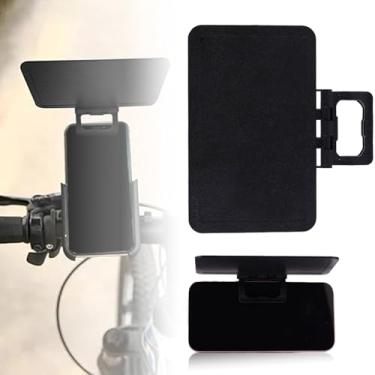Imagem de Rookii Capa de proteção solar de telefone, para-sol antirreflexo, viseira de sol dobrável portátil anti-UV para iPhone e todos os smartphones