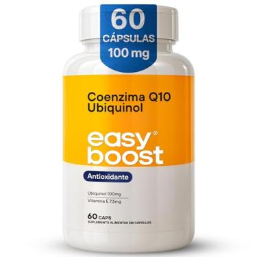 Imagem de Coenzima Q10 100% Ubiquinol Easy Boost + Vitamina E com TCM 100mg 60 Capsulas