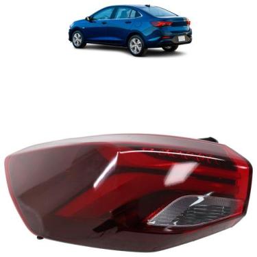 Imagem de Lanterna Traseira Onix Plus 2020 A 2025 Bicolor LED Canto - Automotive