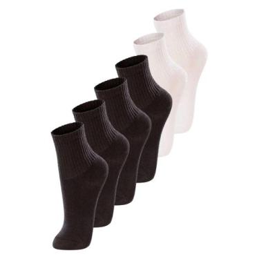 Imagem de Kit com 6 Pares de Meias Infantil Cano Médio Lupo 2727-088 Colorido, P