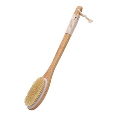 Imagem de Kokiya Escova corporal e esfoliante para as costas, para mulheres e homens, confortável, compacta, com cabo longo, para banheira, spa, banheiro, sauna, banho, 43 Cm X 7.5 Cm