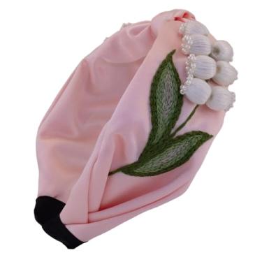Imagem de Ruivexi Faixa de cabeça bordada floral feita à mão - estilo artístico fresco e doce, arte popular chinesa tradicional, presente cultural exclusivo para esposa, namorada, mãe, filha