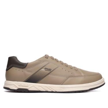 Imagem de Sapatênis Masculino Pegada Fibertech Bege Escuro/Marrom, Bege, Marrom,