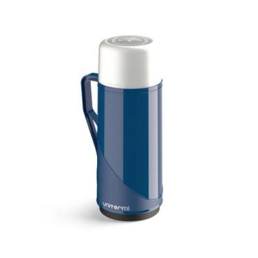 Imagem de Garrafa Térmica Roma Tradição Unitermi 1 Litro Café Chá, Azul