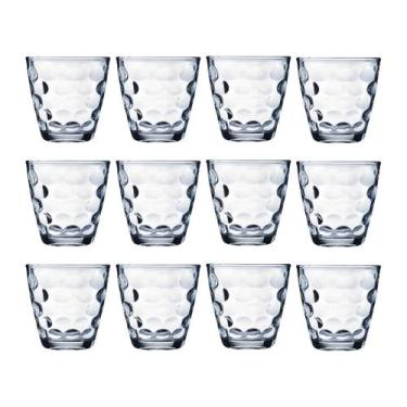 Imagem de Copos de Vidro Bangkok Transparente Redondo 250ML Água 12 un - WELLMIX